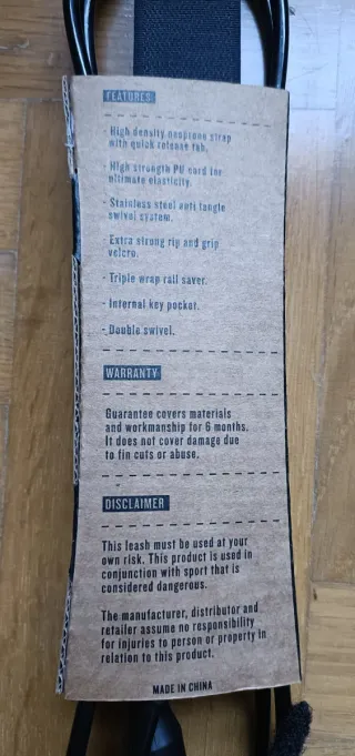 Leash Tabla Surf Honey 5'