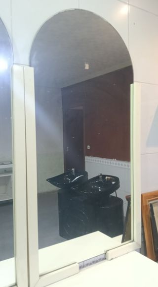 4 Espejos Peluquería con Marco