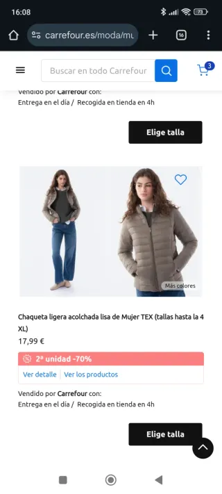 Abrigo TEX granate talla M