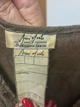 Chaqueta Purificación García Verde Oliva