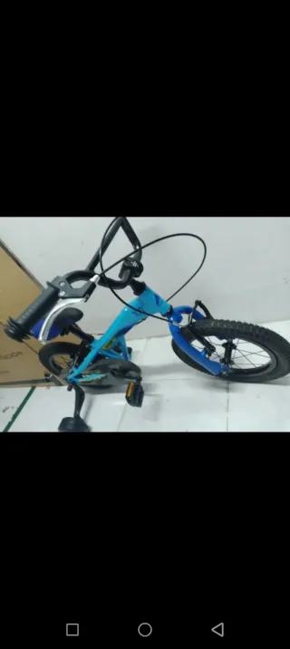 Bicicleta Monty 14 Blu con Ruotine