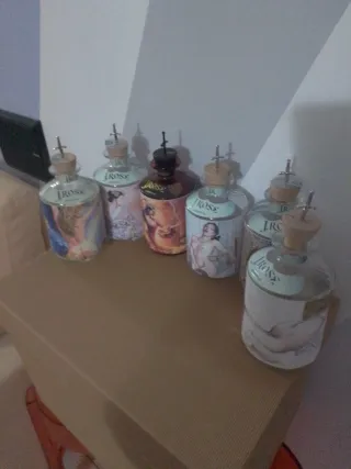 Set 6 bottiglie Gin J.Rose vuote Milo Manara Palma