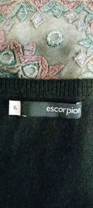 Vestido marca Escorpión negro Talla XL