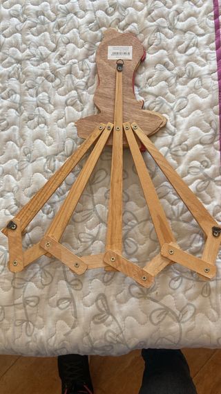 Perchero infantil madera bailarina