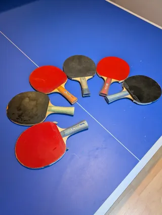 Lote 6 palas ping pong Artengo