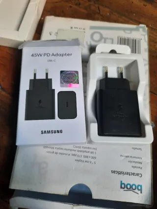 Cargador Samsung 45W PD USB-C altura 25