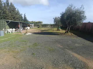 Parcela rústica de 1.200m con vivienda y piscina