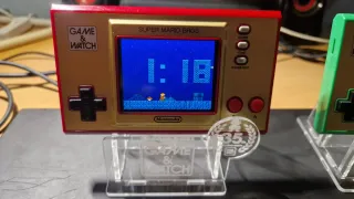 Game & Watch Super Mario Bros. 35th+ Zelda+ stands