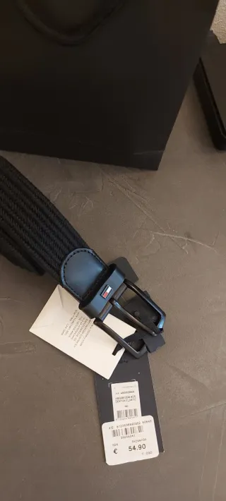 Cintura Tommy Hilfiger elastica taglia 90