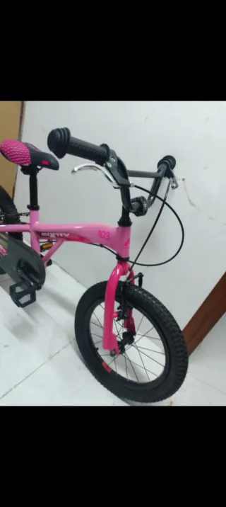Bicicleta Monty 16 Rosa.