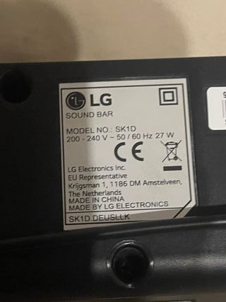 Barra de Sonido LG