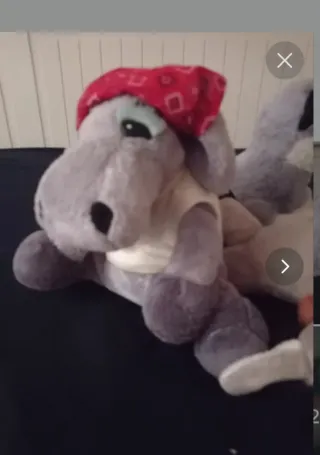 Lote peluches burros y perro