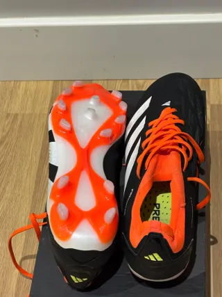 Botas de fútbol Adidas Negras Naranja