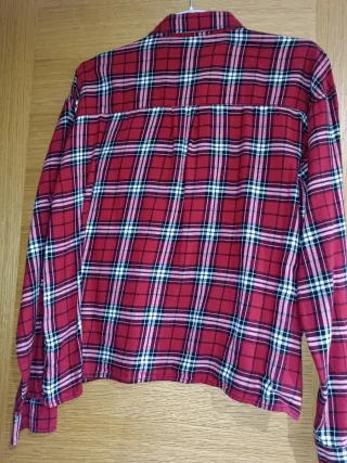 Camisa de cuadros roja