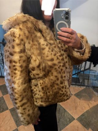 Abrigo de pelo ASOS Talla L