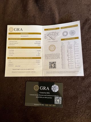 Anillo de Plata y Moissanita Transparente