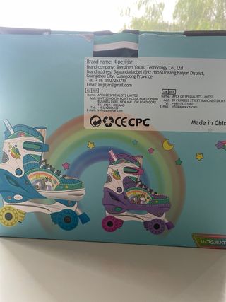 Patines de unicornio 4-PEJJAR talla expandible