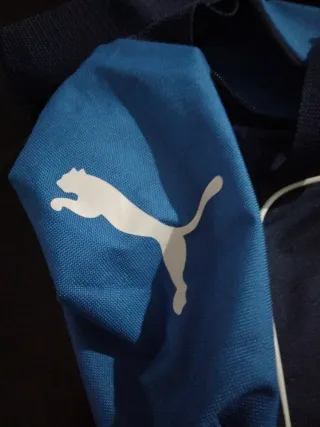 Mochila pequeña Puma azul y negra