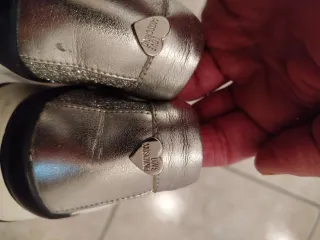 Love Moschino Scarpe Argento e Bianche