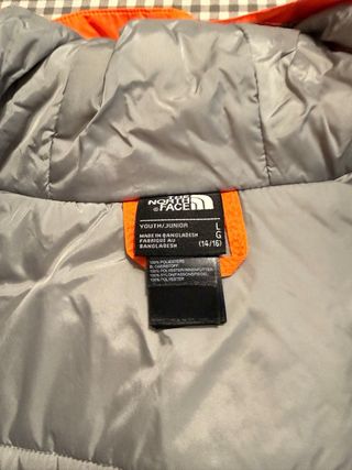 The North Face Anorak Naranja Talla L junior
