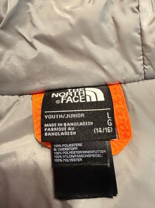 The North Face Anorak Naranja Talla L junior