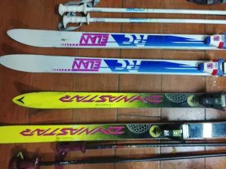 Esquís Clásicos Dynastar y Elan