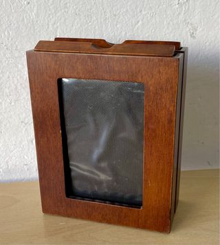 Marco de fotos doble madera