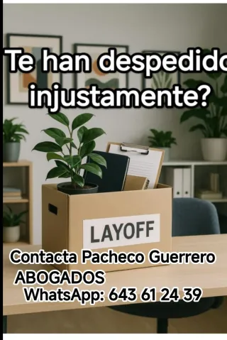 Abogado en Sevilla. Despido injusto?