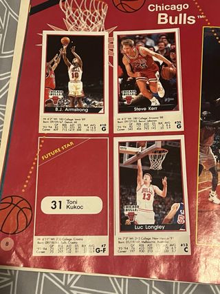 Álbum de cromos de baloncesto Panini '94-'95