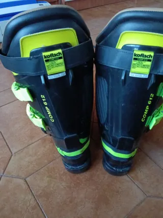 Scarponi sci Koflach neri e verdi