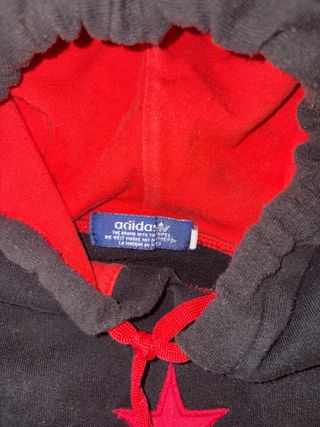 Sudadera Adidas Negra y Roja
