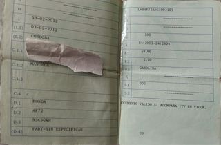 Moto biplaza 45cc gris