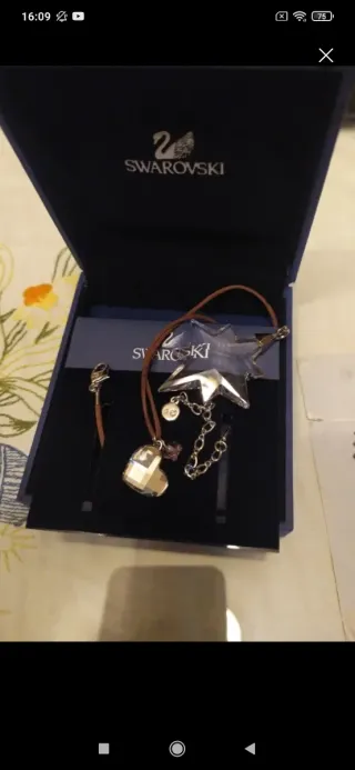 Collar Swarovski Corazón y Estrella