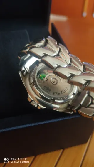 Reloj Festina WR 100 Mecaquartz Dorado y Azul