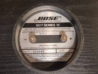 Altavoces Bose 901 Series VI Negros