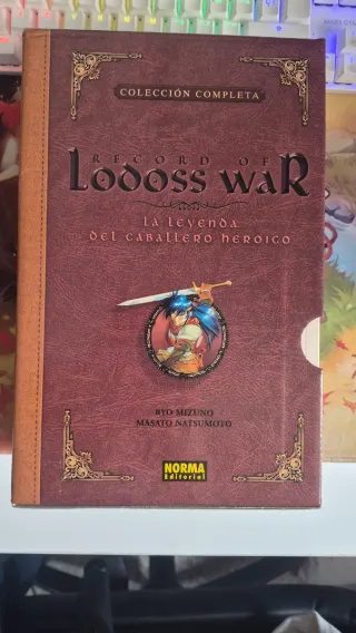 COFRE RECORD OF LODOSS WAR(19 TOMOS)