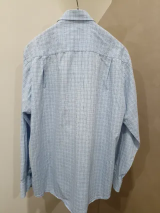 Camicia uomo Ascot blu taglia L