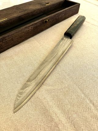 Coltello Damasco Acciaio e Legno