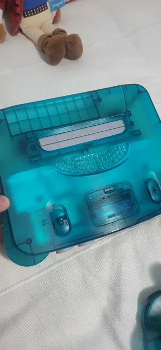 Nintendo 64 Turquesa Transparente