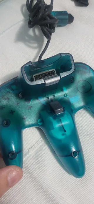 Nintendo 64 Turquesa Transparente