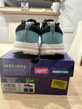 Zapatillas Skechers D'Lux Walker Mujer Talla 37