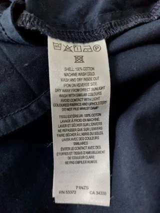 Vestido azul marino largo