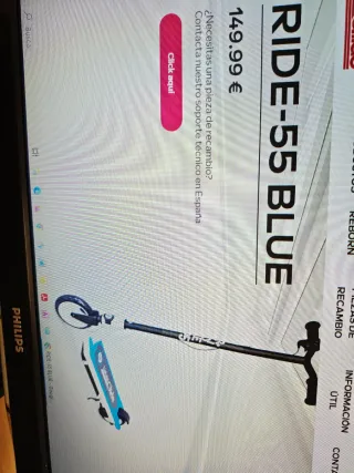 Patinete Eléctrico niños Urban Glide Casi Nuevo