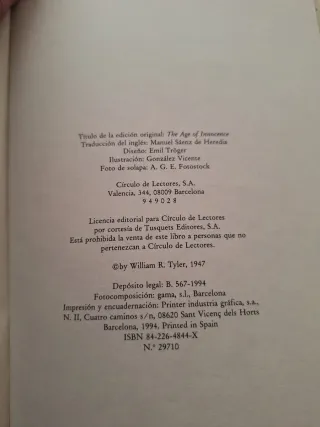 La edad de la inocencia