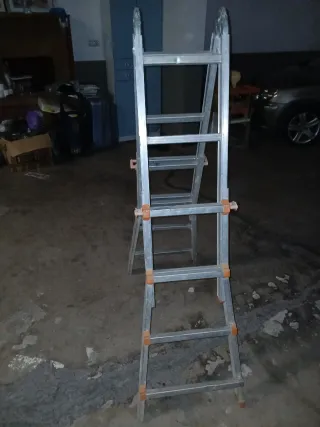 Escalera aluminio telescópica extensible