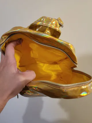 Mochila LOL Surprise Dorada Metálica