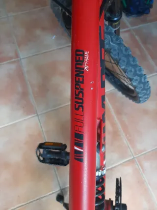 Bicicleta 20 con amortiguador