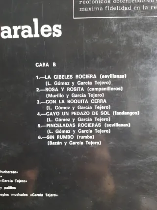 LP LOS JARALES- De Romería Con Los Jarales