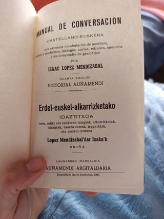 Manual de conversación castellano - euskera
