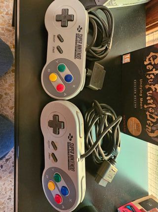 2 Mandos Originales Super Nintendo SNES